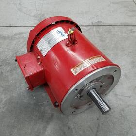 C184t17fb63a Leeson G131466.00 Lesson Cat#g131466.00 Model#c184t17fb63a Motor 5hp 1750rpm Frame 184t - Used