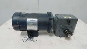 G42d17fk1a Leeson 1/2 Hp 90 Vdc Motor W Bostor Gear Reducer Ratio 20 M2304