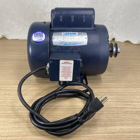 M6c34fb7e Leeson Electric Motor 3/4 Hp 3450 Rpm 115/208-230 Ph 1 Shaft 5/8 Inch Corded