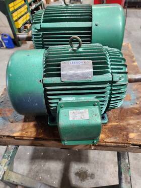N256t17fb1c Leeson 20 Hp Tefc Electric Motor 1760 Rpm 256t Frame 208/230/460 3 Phase
