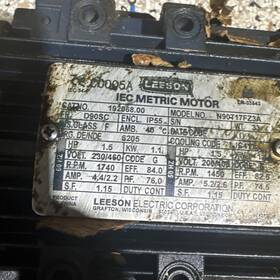 N90t17fz3a Leeson Iec Metric Motor 1740rpm 1.5hp
