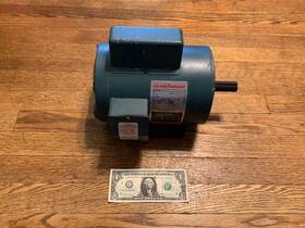 Xm001b Leland Faraday Leland-faraday Motor 1 Hp 1740 Rpm Volts 115/208-230