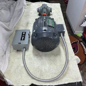 T3821 Lincoln 7.5hp 1745rpm 213tc Ac Motor T3821- Used
