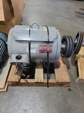 Tv-3735 Lincoln 30 Hp Motor 3 Phase 230/460v 286t Frame 1755 Rpm 60hz