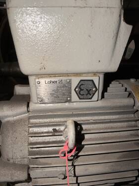 37tes540201 Loher Explosion-proof 220/380v 3 Phase 1430 Rpm Foot-mount Induction Motor