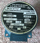 M061-ce02 Superior Electric Synchronous Stepping Motor Untested