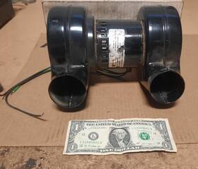Jb1m091ns Magnetek #jb1m091ns Ac Motor With Dual Blowers 115v 1.16/1.2a 3000 Rpm S23g