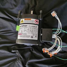 056pnra10100 Marathon Sy001 Motor 1/2hp 3-phase 230/460 Vac 1800rpm Tenv