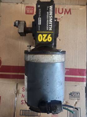 056t17t15527a Marathon Electric Motor W Winsmith 920 Speed Reducer As Is
