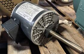 48t17t144b Marathon 4051301 1/2hp Long Shaft Electric Fan Motor 3ph 1725 Rpm 230/460 Volts 48z