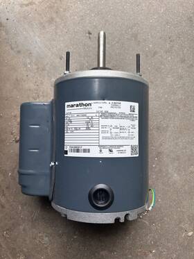 48a17t2004d Marathon 1/2 Hp Electric Motor 110/220v Practically Brand New