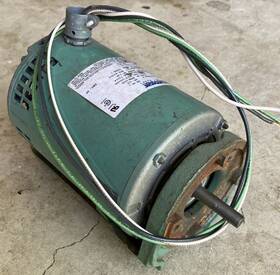 48s17d1202h Marathon 1/2 Hp Motor For Taco Pump 1725 Rpm 115/230 Vac 48z Frame