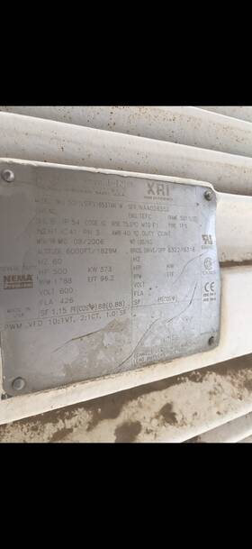 5011lstfs16537an Marathon Xri High Efficiency 500 Hp Severe Duty Motor 600v Three Phase Tefc