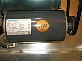 56t17d3308d Marathon 3hp 1725rpm Vcd Motor With Adjustable Pulley And Mount - New Surplus
