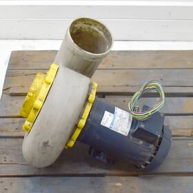 56t34f5929b Marathon 1-1/2hp 230/460v Electric Motor With Unbranded 6 Inch Blower