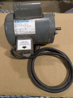 56c-65 Marathon Electric 27081 Motor Cat Frame 56c-65. Rpm 1725 1/2 Hp 115 Volt
