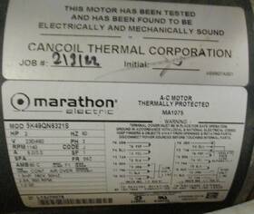5k49qn6321as Marathon Electric Ma1075 Ac Thermally Protected Motor 230/460v 2hp