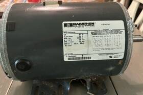 5k49sn6048 Marathon Electric Used Ac Motor Mod 1 Hp 60 Hzm 208-230/460 Ph 3