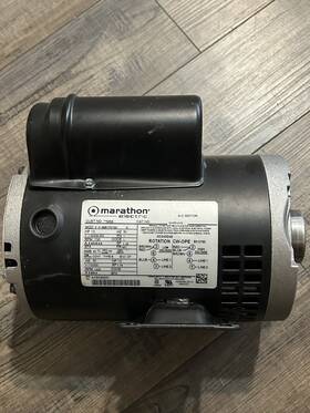 1725 Marathon Electric H247 M58 Motor 1/2 Hp 115/208-230 Vac 1ph Rpm Refurbished