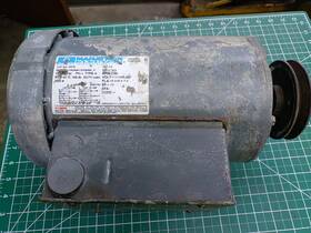 1725 Marathon Electric J063 1-1/2 Hp Rpm Motor 115/208-230vac 1ph Fr 56 5/8 Inch Shaft