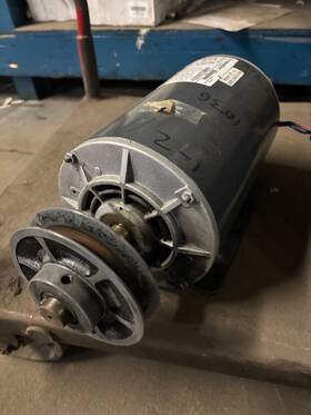 Qk56t17d15640aj Marathon Electric Carrier Hvac Hd58fr233 Blower Motor 208-230/460 Volt 60hz 3 Ph 2.9hp 1725 R