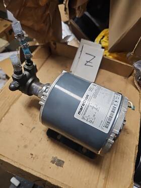 5kh32fn5586mx Marathon H682 Lightly Used Carbonator Pump Motor 1/3 Hp 115v 1725 Rpm