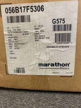056b17f5306 Marathon Motors General Purpose Motor 2 Hp Totally Enclosed Fan-cool
