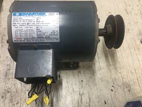 4qa143ttdr5329 Marathon Motors 208-230 460 V Ph 3 Electric 1 Hp 1750 Rpm H400