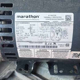 5k49vn4028cx Marathon Motors 3 Hp Ac Motor 208-230/460v Three Phase 1725 Rpm