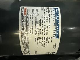 Mc133 Marathon Motors Electric General Purpose Motor 1/2 Hp 1800 Rpm 115/230 Vac