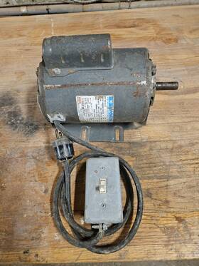 Wqd56c1d2079e Marathon D111 Model 1/2hp 1725rpm Single Phase Motor Tested Works