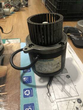Zpm48s34s361a Marathon 1/7hp 115v 3450rpm Oil Burner Motor