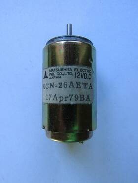 Kcn-26aeta Matsushita Electric Company 12vdc 17apr79ba Motor Tested Working