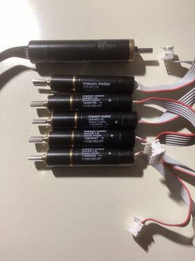 344515 Maxon 5 Re10 Dc Geared Motor With Encoder 16 1 Ratio Tested And Working