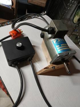 3b-9011142c Met Permanent Magnet D.c Motor 90vdc - With Speed Control Box