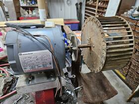 27381-0023 Middleby Marshall 1/3 Horsepower Blower Motor 1725/1425 Used