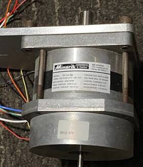 501-xx-060 Minarik Electric Motor 4000 Rpm 130 Vdc 1050 In Oz Torque Slight Use