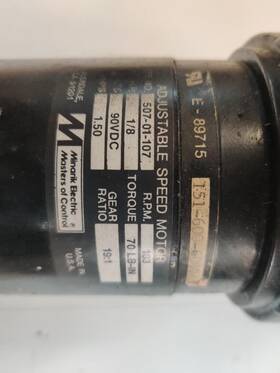 507-01-107 Minarik E89715 103rpm Motor