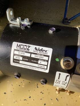 Gz3-4001 Modz / Nidec G1-9100 Motor 6.8 Hp 36 Or 48 Volts. Mfg Date 10/24 Tested Working