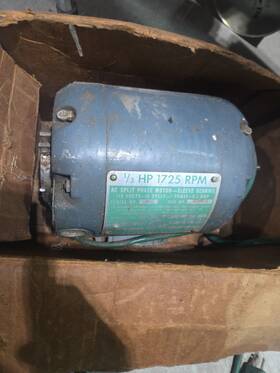 55-ywl-4506-a Montgomery Ward 55-ywl-4505-a Vintage 1/4 Hp 1725 Rpm Ac Split Phase Motor And Box