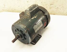312p045 Montgomery Ward Powr Kraft Wards Usa Capacitor Motor 1/2 Hp 115/230v 1725 Rpm 5/8 Inch Shaft Tefc