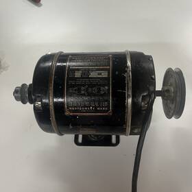 A5530 Montgomery Ward Powr Kraft Vintage Wards Powr-kraft Usa 1/3 Hp Motor 1750 Rpm 5.4 Amp Tested Working
