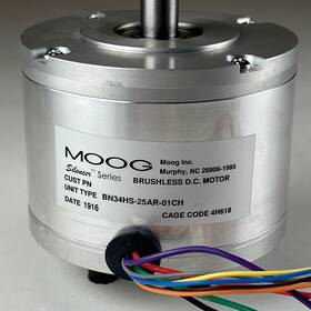 Bn34hs-25ad-01ch Moog Brushless D.c. Motor