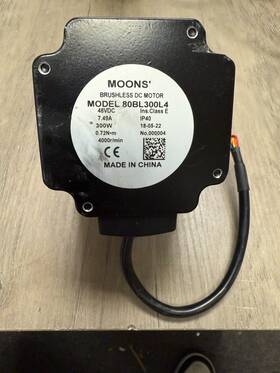 80bl300l4 Moons 80bl200l4 Brushless Dc Motor 48v Untested Read