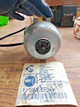 3m335a Morrill Unit Bearing Motor 9w Output 1550 Rpm 115v 60/50hz 1ph Vr11