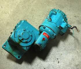 25ggdv Morse 200 1 Gear Reducer. Us Motor #f591. Hp 1/2 Rpm 1725 Frame F56