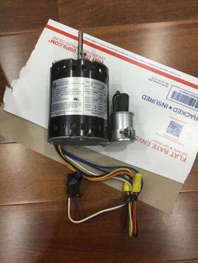 K33nvwkk-1404 Nidec 9664 1-speed 115/230v 3.3 Inch Blower Motor