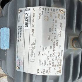 1870253-1001 Nidec Motor Corporation 25bc03jpj3 2hp 460v 3 Phase Tefc 1770 Rpm