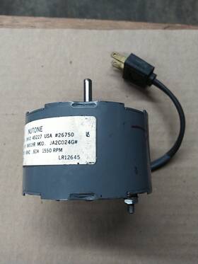 86519r Nutone Electric Blower Motor 115vac 1550 Rpm 1/4 Inch Shaft Ccw