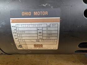 Motormodeld-421207x6307 Ohio Motor D-421207x6307